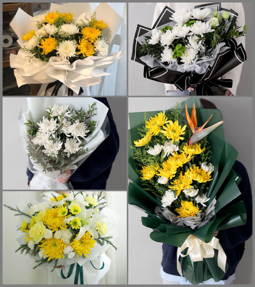 福建漳州平和县小溪镇旧楼村白事花束代送
